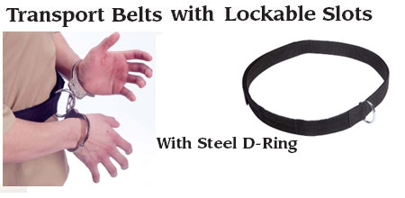 Transport Belts with Lockable Slots - Steel D-Ring