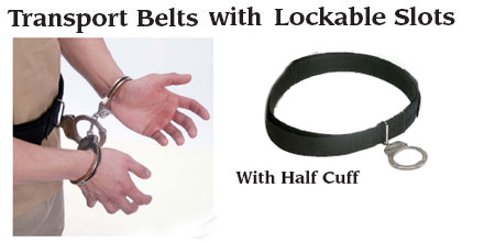 Transport Belts with Lockable Slots - Half Cuff